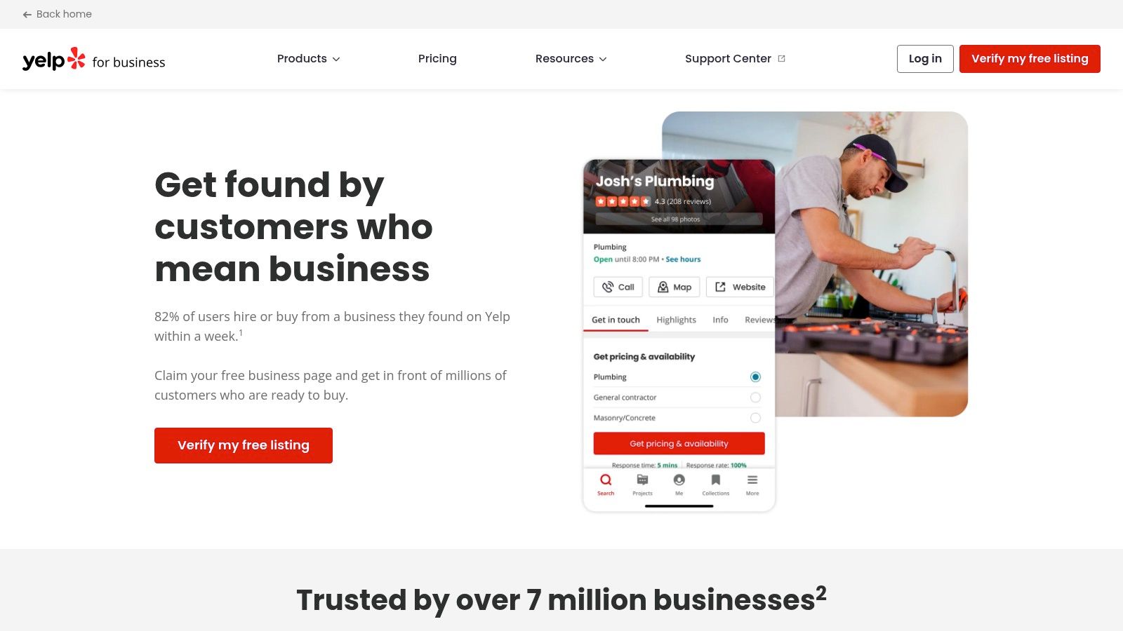 Yelp for Business (Free Business Page)